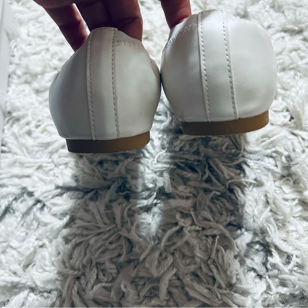 Nordstrom White Ballet Flats